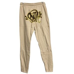 New Mens Syna World Beige Jogger‎ Pants Tracksuit
